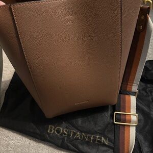 Bostanten Brown Leather Women's Bag